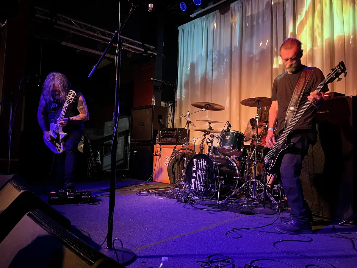 Conan band on stage at the Metro Gallery in Baltimore